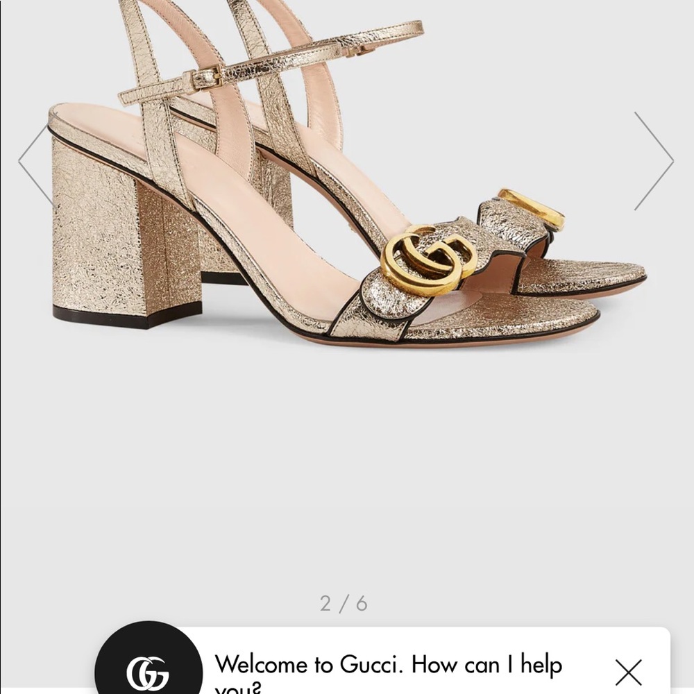 💎SALE-Authentic New collection💎 -Gucci Marmont Sandals size US 8.5 or 9.
